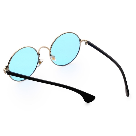 NWT Two Tone Frame Round Sunglasses - Picture 4 of 6